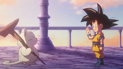 Korin and Goku in Dragon Ball DAIMA