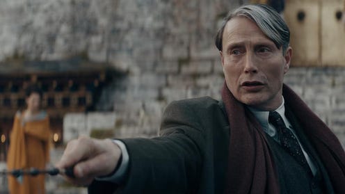Grindelwald as played by Mads Mickleson in The Secrets of Dumbledor.