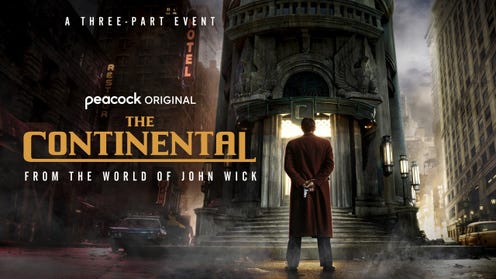 Digital poster for Peacock Original The Continental