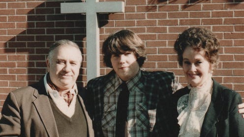 The Johnson family before the murder
